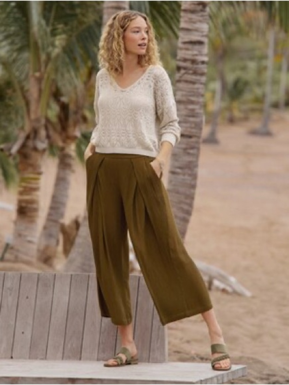 Garnet Hill Palazzo Pants